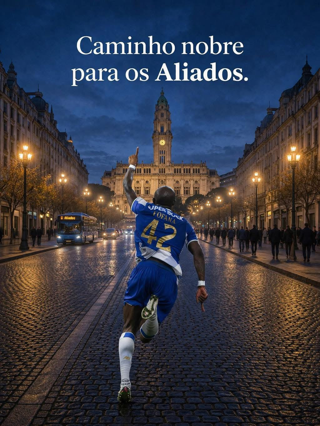 Caminho nobre para os Aliados! Nuno Pinto da Costa